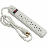 6OUT SURGE STRIP 4 FT CORD