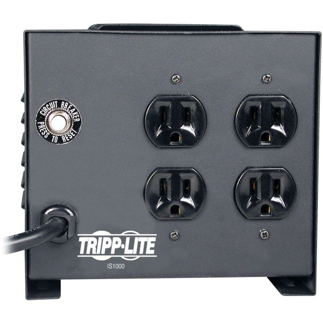 Eaton Tripp Lite Series Isolator Series 120V 1000W Isolation Transformer-Based Power Conditioner, 4 Outlets, TAA