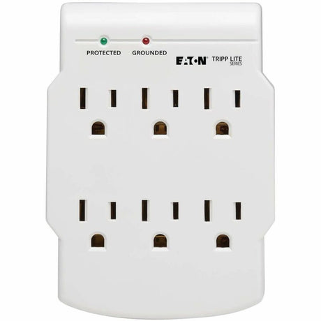 Eaton Tripp Lite Series Protect It! 6-Outlet Low-Profile Surge Protector, Direct Plug-In, 750 Joules, Diagnostic LED