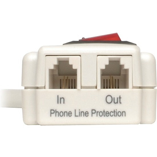 Eaton Tripp Lite Series Protect It! 6-Outlet Surge Protector, 4 ft. (1.22 m) Cord, 790 Joules, Tel/Fax/Modem Protection