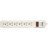 Eaton Tripp Lite Series Protect It! 6-Outlet Surge Protector, 4 ft. (1.22 m) Cord, 790 Joules, Tel/Fax/Modem Protection