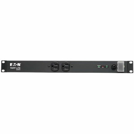 Eaton Tripp Lite Series Isobar 12-Outlet Network Server Surge Protector, 15 ft. (4.57 m) Cord, 3840 Joules, Diagnostic LEDs, 1U Rackmount, Metal Housing