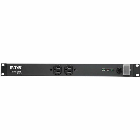 Eaton Tripp Lite Series Isobar 12-Outlet Network Server Surge Protector, 15 ft. (4.57 m) Cord, 3840 Joules, Diagnostic LEDs, 1U Rackmount