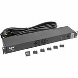 Eaton Tripp Lite Series Isobar 12-Outlet Network Server Surge Protector, 15 ft. (4.57 m) Cord, 3840 Joules, Diagnostic LEDs, 1U Rackmount