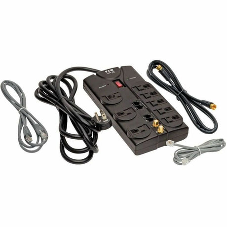 Eaton Tripp Lite Series Protect It! 8-Outlet Surge Protector, 10 ft. Cord, 3240 Joules, Modem/Coax/Ethernet Protection, RJ45