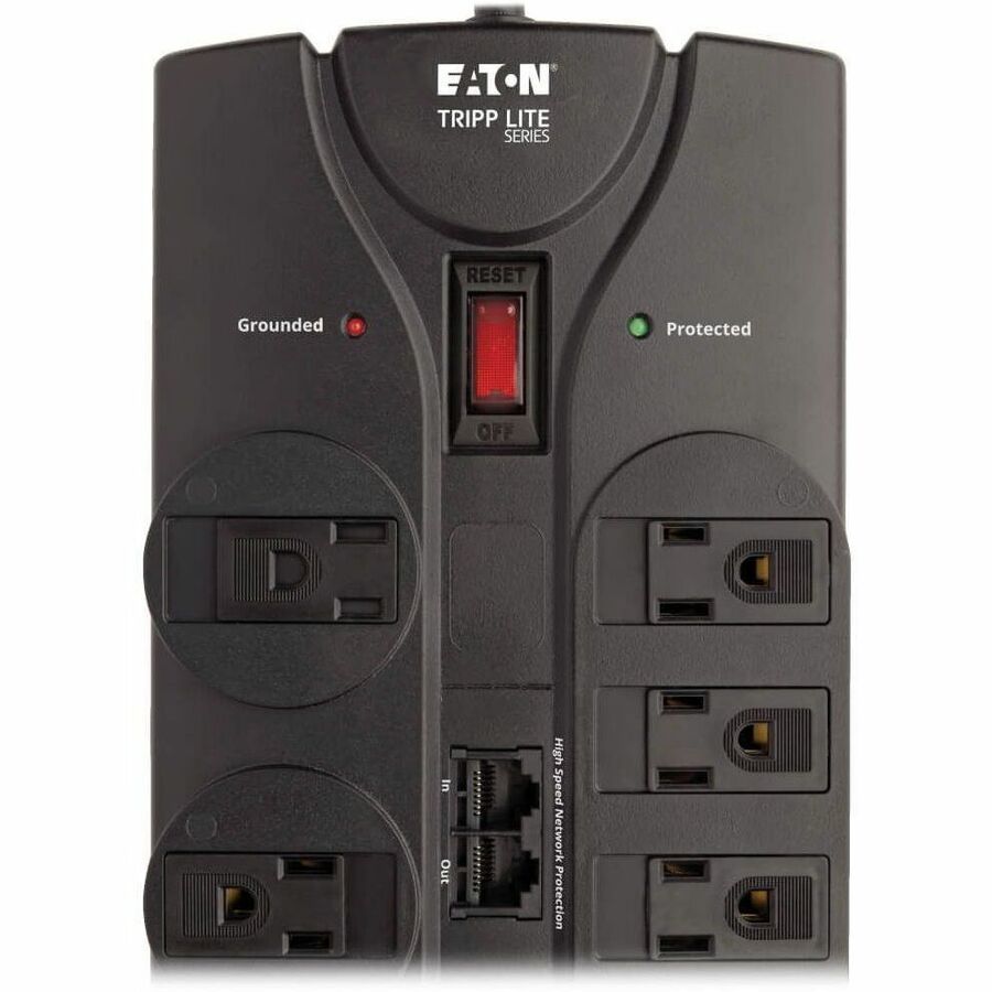 Eaton Tripp Lite Series Protect It! 8-Outlet Surge Protector, 10 ft. Cord, 3240 Joules, Modem/Coax/Ethernet Protection, RJ45