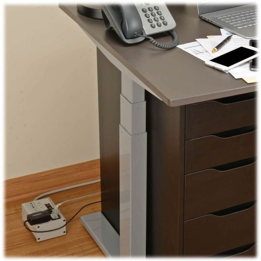 Eaton Tripp Lite Series Isobar 4-Outlet Surge Protector, 6 ft. Cord with Right-Angle Plug, 3330 Joules, Metal Housing