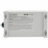 Eaton Tripp Lite Series Isobar 4-Outlet Surge Protector, 6 ft. Cord with Right-Angle Plug, 3330 Joules, Metal Housing