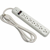 Eaton Tripp Lite Series Protect It! 7-Outlet Surge Protector, 6 ft. Cord, 1080 Joules, Diagnostic LED, Light Gray Housing