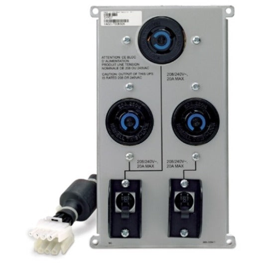 APC Symmetra RM and LX 208V/240V Backplate kit with (3) L6-20R