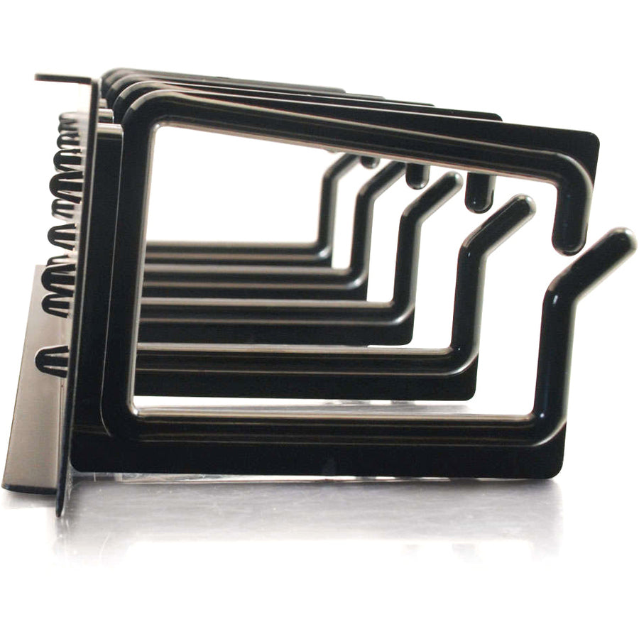 C2G 2u (3.5in) Cable Management Panel with 5 D-Rings