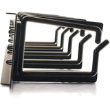 C2G 2u (3.5in) Cable Management Panel with 5 D-Rings