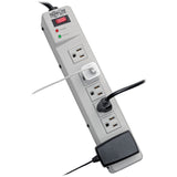 Eaton Tripp Lite Series Protect It! Surge Protector with 6 Right-Angle Outlets, 6 ft. (1.83 m) Cord, 1340 Joules, Diagnostic LEDs, Metal Case