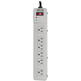 Eaton Tripp Lite Series Protect It! Surge Protector with 6 Right-Angle Outlets, 6 ft. (1.83 m) Cord, 1340 Joules, Diagnostic LEDs, Metal Case