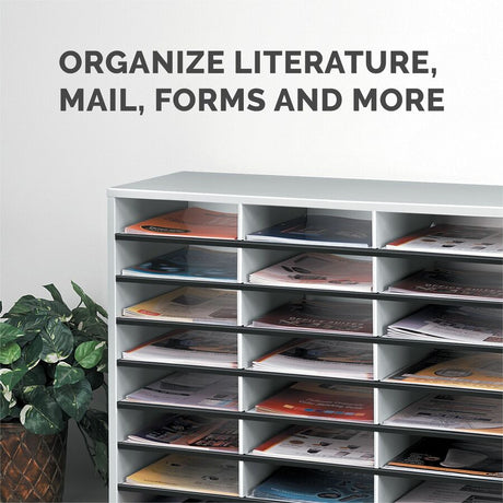 Fellowes 12-Compartment Sorter Literature Organizer