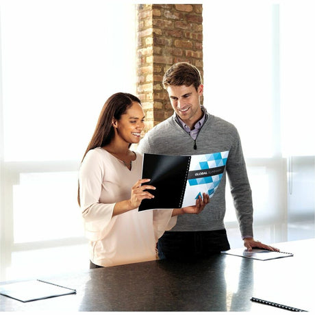 Fellowes Plastic Binding Combs - Black, 5/8" Diameter