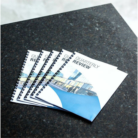 Fellowes Plastic Binding Combs - Black, 5/8" Diameter