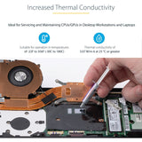 StarTech.com Thermal Paste, 1.5g Metal Oxide Heat Sink Compound, Re-sealable Syringes, CPU Paste