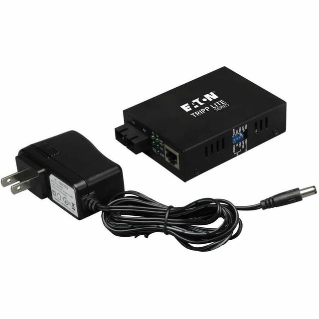 Eaton Tripp Lite Series Gigabit Multimode Fiber to Ethernet Media Converter, 10/100BaseT to 100BaseFX-SC, 2km, 1310nm
