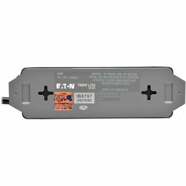 Eaton Tripp Lite Series Industrial Power Strip, 3-Outlet, 6 ft. (1.8 m) Cord, NEMA 5-15P Plug, Switch Guard