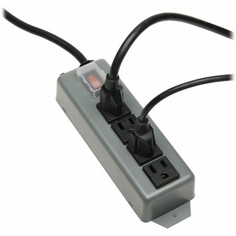 Eaton Tripp Lite Series Industrial Power Strip, 4-Outlet, 6 ft. (1.8 m) Cord, Locking Switch Cover