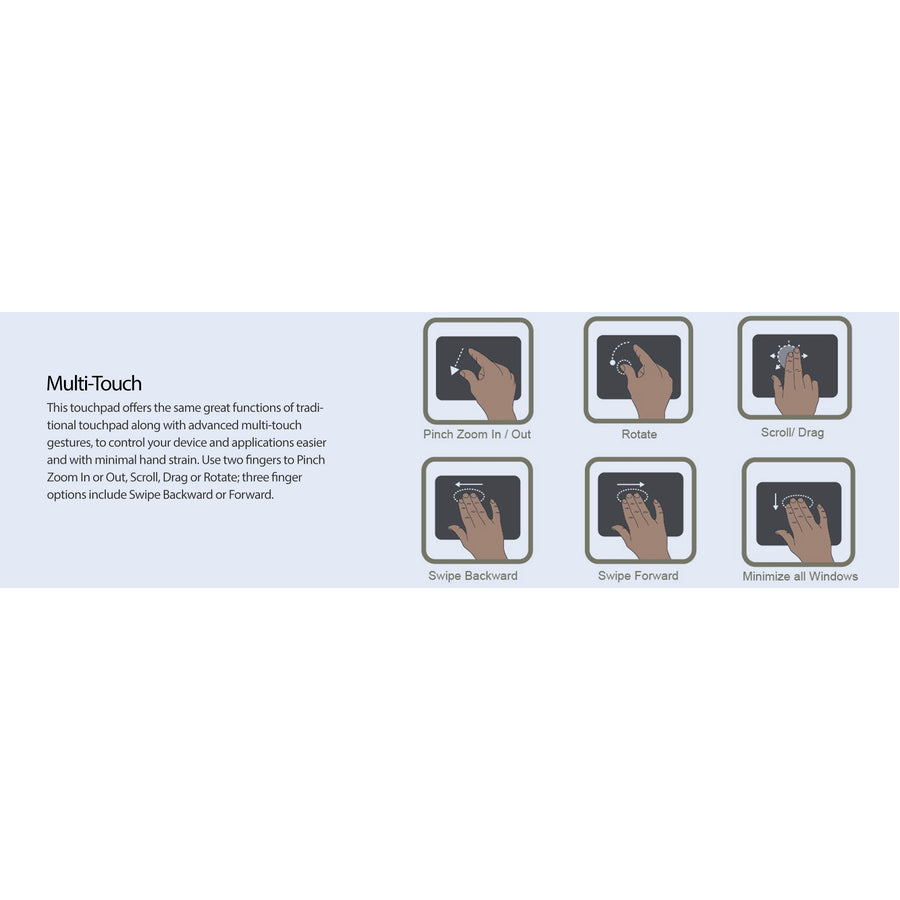 Adesso GP-160UB Easy Cat 2 Button Glidepoint Touchpad