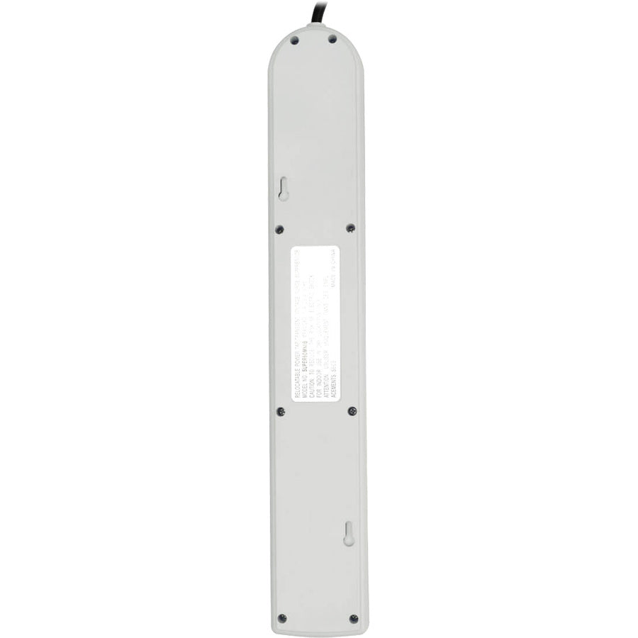 Eaton Tripp Lite Series Protect It! 230V 6-Universal Outlet Surge Protector, 1.8M Cord, British Plug, 750 Joules