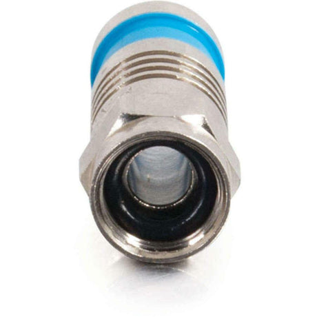 C2G RG6 Quad Compression F-Type Connector with O-Ring - 50pk