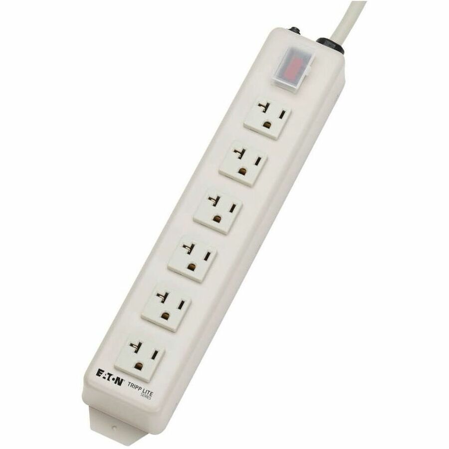 Eaton Tripp Lite Series Power It! 6-Outlet Power Strip, 15 ft. (4.57 m) Cord, 5-20P Plug, Metal Housing
