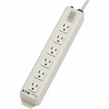 Eaton Tripp Lite Series Power It! 6-Outlet Power Strip, 15 ft. (4.57 m) Cord, 5-15P, Metal Housing