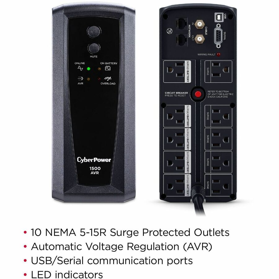 CyberPower CP1500AVRT AVR UPS Systems