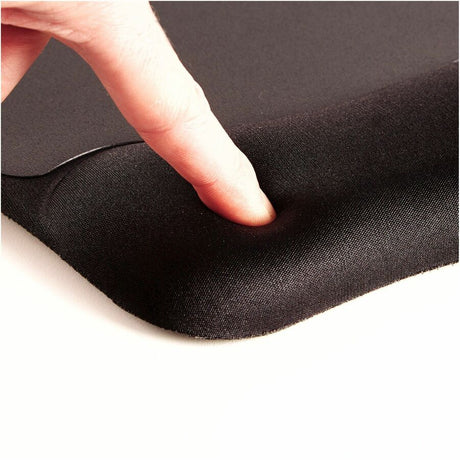 Fellowes&reg; Memory Foam Mouse Pad with Wrist Rest - Black (9176501)