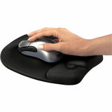Fellowes&reg; Memory Foam Mouse Pad with Wrist Rest - Black (9176501)