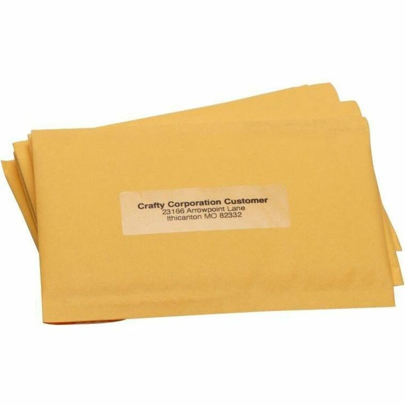 1PK TRUE CLEAR MAILING LABEL