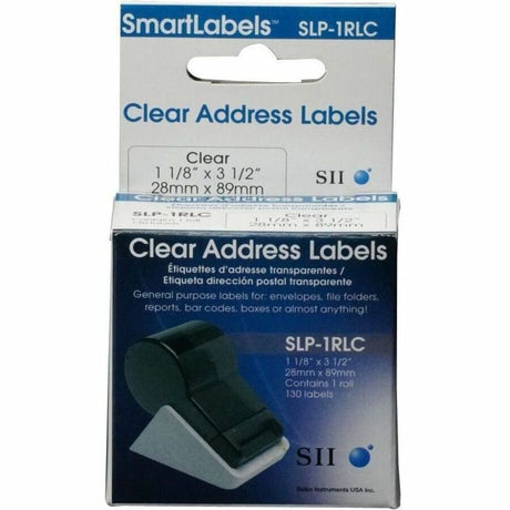 Seiko Clear Address Labels