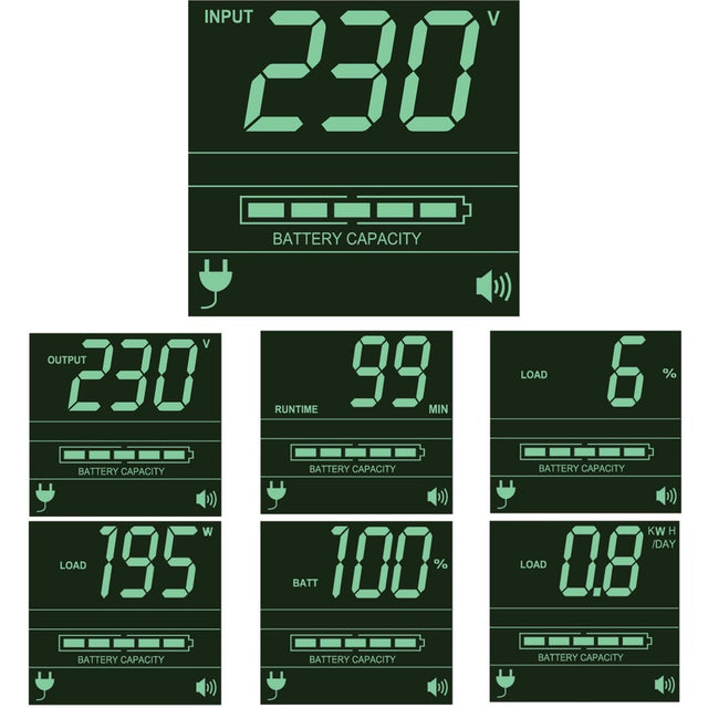 Eaton Tripp Lite Series SmartPro 230V 2.2kVA 1.92kW Line-Interactive Sine Wave UPS, 2U, Extended Run, Network Card Options, LCD, USB, DB9