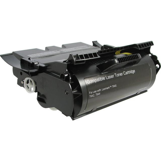 V7 Remanufactured High Yield Toner Cartridge for Lexmark Compliant T640/T642/T644/X642/X644/X646 - 21000 page yield