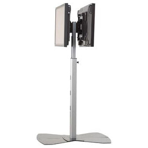 Chief Large Dual Display AV Floor Stand Display Mount - For Displays 42-86" - Black
