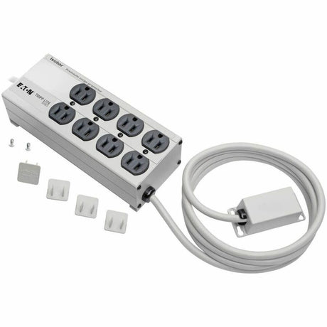 Eaton Tripp Lite Series Isobar 8-Outlet Surge Protector, 12 ft. Cord with Right-Angle Plug, 3840 Joules, Remote Master Switch, Metal Housing