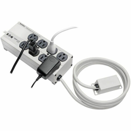 Eaton Tripp Lite Series Isobar 8-Outlet Surge Protector, 12 ft. Cord with Right-Angle Plug, 3840 Joules, Remote Master Switch, Metal Housing