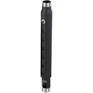 Chief 2-3' Adjustable Extension Column - 1 inch Increments - Black
