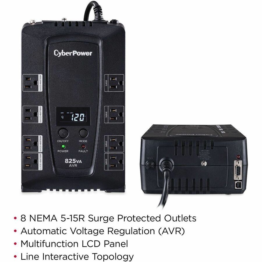 CyberPower CP825AVRLCD Intelligent LCD UPS Systems