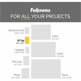 Fellowes Glossy Pouches - ID Tag punched, 10 mil, 100 pack