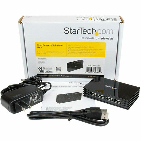 StarTech.com 7 Port USB 2.0 Hub - Hub - 7 ports - Hi-Speed USB