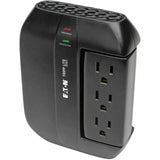 Eaton Tripp Lite Series Protect It! Surge Protector with 3 Rotatable Outlets, 3 Stationary, side facing Outlets, Direct-Plug In, 1200 Joules