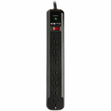Eaton Tripp Lite Series Protect It! 7-Outlet Surge Protector, 12 ft. Cord, 1080 Joules, Diagnostic LED, Black Housing