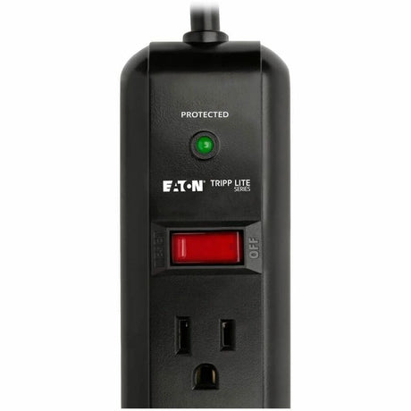 Eaton Tripp Lite Series Protect It! 7-Outlet Surge Protector, 12 ft. Cord, 1080 Joules, Diagnostic LED, Black Housing
