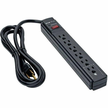 6 Outlet Surge 750J Black