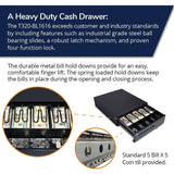 S100 DRAWER 16X16 BLK 24V 5BILL