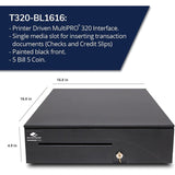 S100 DRAWER 16X16 BLK 24V 5BILL